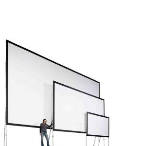 China Large Foldable Projector Screen With CE FCC ROHS Certification on sale