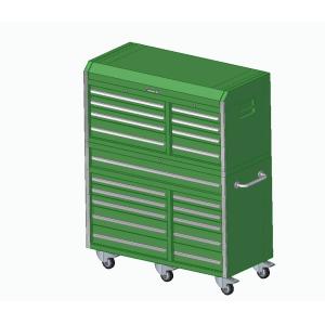 Metal Workshop Garage Vertical Tool Storage Cabinet with Drawers and Optional