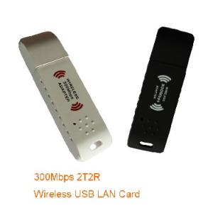 Cheap 2T2R Mode WMM 300mbps wireless adapters for desktops with Software AP function for sale