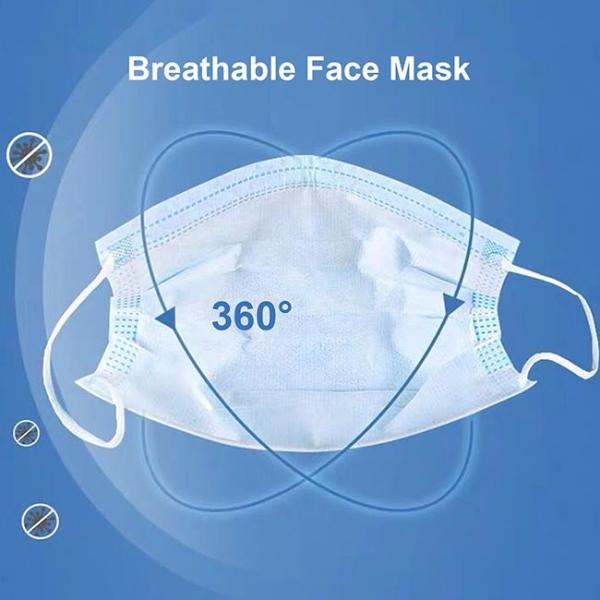 Medical 3 Ply Disposable Face Mask