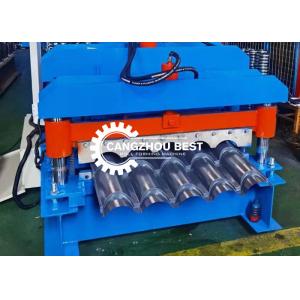 Glazed Steel Colored Roof Tile Roll Forming Machine PPGI