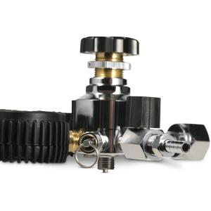 110V/220V Dual Stage Beer CO2 Keg Regulator with Safety Pressure Valve and
