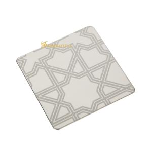 Mirror Etched Decorative Stainless Steel Sheet 4*8FT Pvd Color Coating