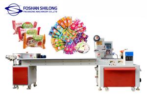 Cheap Soft Hard Candy Packing Machine PLC Touch screen With Multi Function Flow for sale