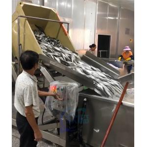 ISO Wireless Shrimp Processing Equipment , Automatic Fish Lifting Machine