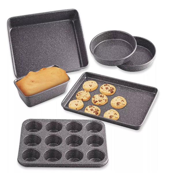 RK Bakeware China Foodservice NSF 6 Piece Nonstick Bakeware Set Cake/Cookie