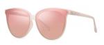 Parim Ladies Polarized Sunglasses , Black Blue Pink Lens Women Plastic Frames