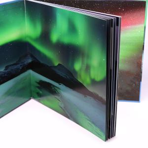A3 Eco Friendly Silver Hot Stamp Coffee Table Book Printing Of Scenery
