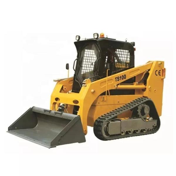 Agricultural Machinery Mini Crawler Skid Steer Loader Rated Load 1t Walking Mode