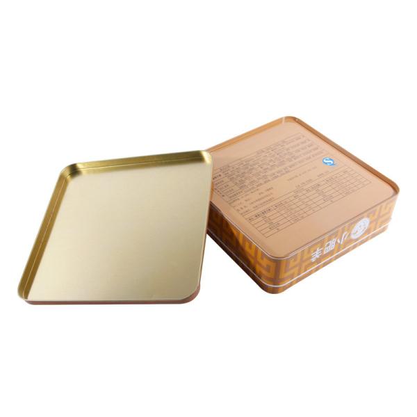 Factory Price Wholesale Custom Large Size Food Packaging Tin Can Mooncake Tin Can Gift Packaging Box