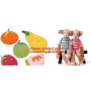 Handmade new style pure color crochet mou, Crochet Stuffed Toy Doll,knitting