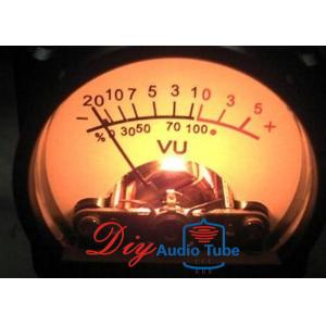 DC 500μA Digital VU Meter Panel Cut Out 34mm With 12V Warm Back Light Inside
