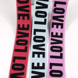 Custom Concave Weave Jacquard Printed Webbing Straps Elastic Webbing Band