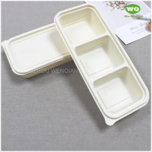 Cheap Disposable Corn Starch Condiment Dispenser-Sustainable Food packaging Container.Biodegradable Disposable Use Food Box for sale