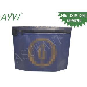 Plastic Top Open Child Proof Zipper Bags Matte Finish With Three Standard Sizes