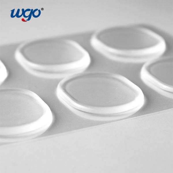 Quality ISO 9001 32mm Adhesive Silicone Pad Doorknob Crash Protective Sticky Pads wholesale
