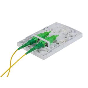 Indoor Fiber Optic Termination Box 4 Out Ports Ftth Termination Box With SC/UPC