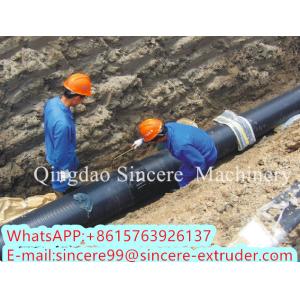 PLC Thermoplastic Spiral PP PPR PE PVC HDPE Pipe Production Line Machine