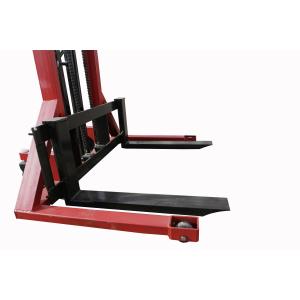 Manual Hydraulic Stacker Truck With Widened Support Legs For Double Sided