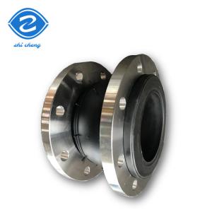 DN15-DN4000 Pipes Flexural Rubber Expansion Joint With Valve Support And 304