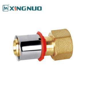 China 1/2 Chrome Plated Brass Compression Fitting on sale