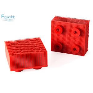 130297 Propack Thin Nylon Bristle Vector 5000 Red Round Foot Block