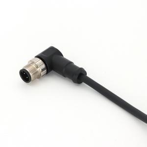 Molded Cable M12 Connectors IEC 61076-2-101 PIN3 A Coding Male Angled