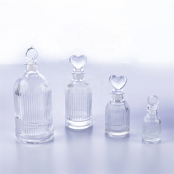Quality Reed Glass Aroma Bottle Plug Lid Cylinder Diffuser Oil Containers wholesale