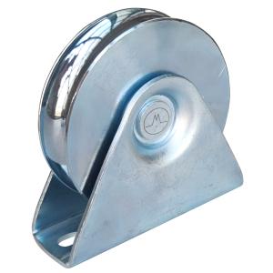 Galvanized U Groove Sliding Gate Wheel With Internal Bracket