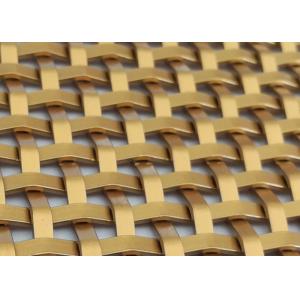 Stainless Steel 2.5mm Decorative Woven Wire Mesh Panels For Cabinet