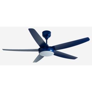 Blue 56 Inch Modern DC Motor Ceiling Fan remote control With Light