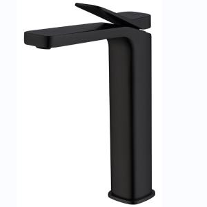 Deck Mounted Single Handle Basin Mixer High Pressure Bathroom Vessel Sink Faucet