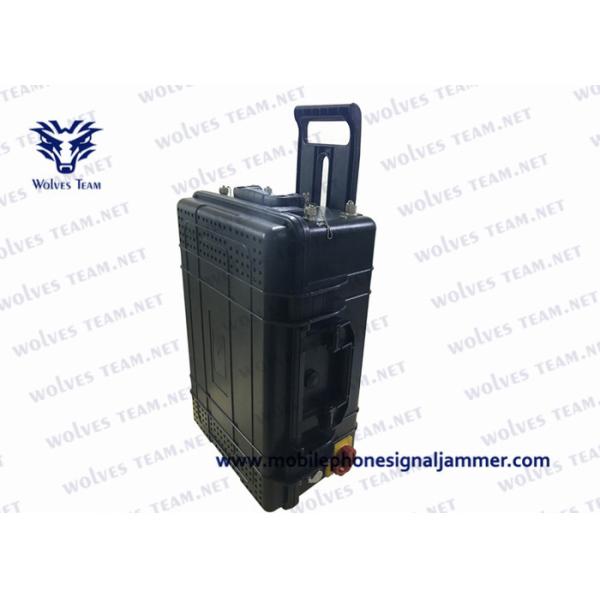 Portable Vehicle Bomb 4G WIFI GPS Cell Phone Signal Jammer With DDS Convoy