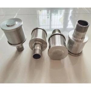 Stainless Steel 316L Screen Nozzle Shape Wedge Wire Johnson Screen with