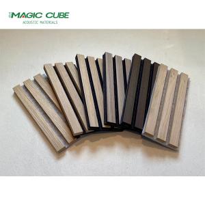 China Recycled Aku Panel Vertical Wood Slat Wall Acoustic Board Customized on sale