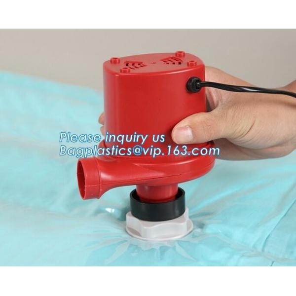 vacuum space bag with hanger, canvas vacuum bag for bedding, vacuum storage bag for home storage, bagplastics, pacrite