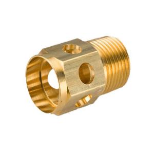 Brass Round Part Of Lamp Holder Parts Broaching Cnc Machining