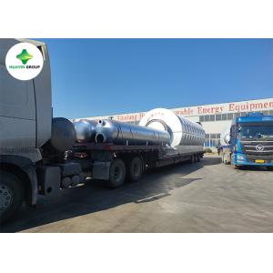 China Scrap Auto Tyre Pyrolysis Equipment Intermittent Horizontal Rotating on sale