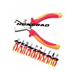 6"1000V Dipped Grip Insulated Universal Wire Stripper Pliers CRV 1000 V Voltage