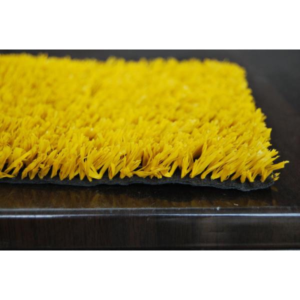 Flexibility Single Base Fabric White Synthet / Fake Artificial Grass Landscape