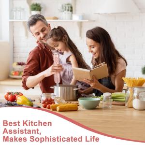 Kitchen Electronic Appliances 800w Stick Blender With Chopper / Beaker