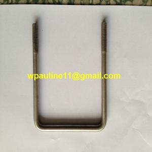 Cheap AISI321 Square bend U bolts complete U-bolt for sale