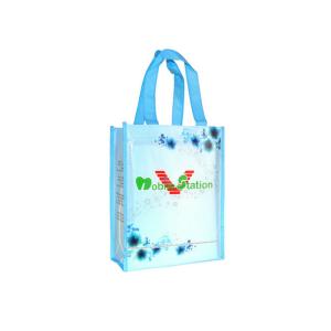 Large Capacity Custom Shopping Bags , Laminated Non Woven Reusable Bags