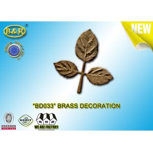 Cheap Ref No BD033 Brass Leaf Tombstone Decoration Bronze Leaves Material Copper Alloy for sale