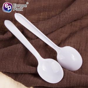 Hot sale high quality disposable PP frozen yogurt spoons ice cream spoon