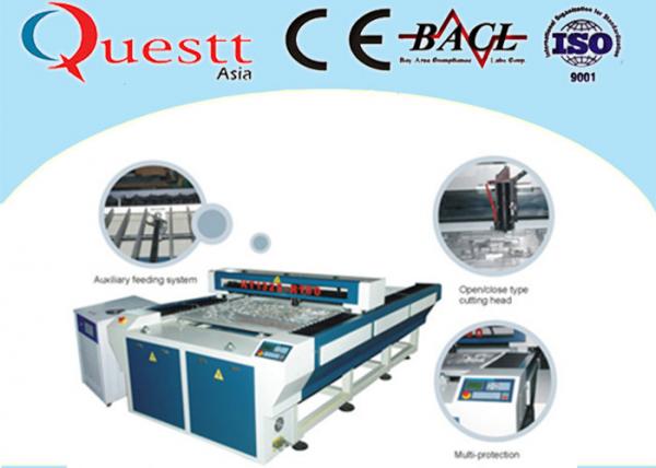 Quality Plastic Laser Engraving Machine For Textile Cloth , 200W Laser Engraving Machinery wholesale