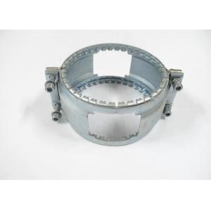 Cheap Couplings Grip Collar Heavy Duty Pipe Clamps Cover Galvaized With Four Belt Screw for sale