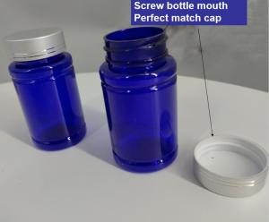 China Cod Liver Oil fish oil Plastic capsule medicine Bottle PET 120ml Empty Supplement Vitamin Capsule Pill Plastic Bottle on sale