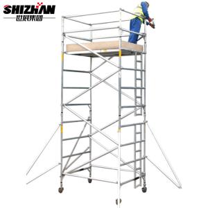 Easy Install Mobile Aluminium Mobile Scaffolding Tower 3D Model