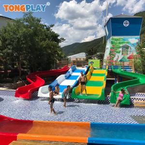 Customized Floating Water Park Equipment Children Water Slide for Swimming Pool